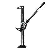 Garvee Gato de Granja 84 cm 3 Toneladas Capacidad, Acero Resistente, Mango Antideslizante, Base Ancha, Uso Todo Terreno, Elevación 13-64 cm - Negro