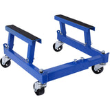 Garvee Carretilla Reforzada para Motor de Motocicleta con Almohadillas para Mecánicos en Taller 680kg Acero - Azul