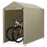 Garvee Cobertizo Para Bicicletas Resistente Y Seguro, Material Duradero, Fácil Montaje, Exterior, Color Neutro - Verde Militar
