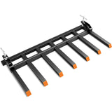 Garvee Horquillas para Escombros con Abrazadera para Conductores de Cargadores y Tractores 2495kg Negro