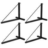 Garvee Soportes para Estantes de Contenedores de Envío 4-Pack Acero Resistente 249 kg Fácil de Colgar Antióxido Almacenaje Vertical
