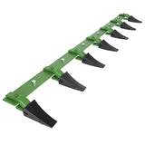 Garvee Barra de Dientes para Cuchara de Tractor 183 cm Acero Resistente 2069 kg Carga Fácil Instalación Sin Taladro Compatible con Bordes de 1 cm Excavación y Construcción - Verde