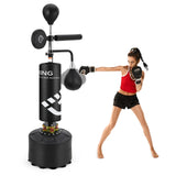 Garvee Bolsa de Boxeo 5 en 1 con Soporte Ajustable, Base Estable, PU Resistente para Entrenamiento en Casa, Altura 160-230 cm
