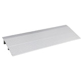 Garvee Rampilla de Umbral de Puerta 2 En 1 Aluminio Ajustable Telescópico Superficie Antideslizante Capacidad 363 kg Uso Versátil - Plata-2 Piezas