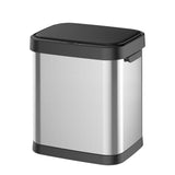 Garvee Cubos De Basura Automáticos 7.9 Gal Acero Inoxidable Sensor Táctil Tapa Hermética Para Cocina Y Oficina