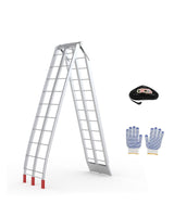 Garvee Rampas De Motocicleta De Aluminio Ligero Plegable Antideslizante Para Camionetas Y Senderos 46in X 12in - Barra de Acero