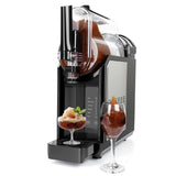 Garvee Máquina de Slush 3.0L 5-en-1 para Casa, Control Manual, Auto-Limpieza, Bebidas Congeladas, Cócteles, Batidos, Robusto Compresor, Digital - Negro-Acero inoxidable