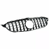 Garvee Rejilla Delantera Deportiva Mercedes Clase C W205/C205 2013-2018 ABS Negro Brillante Diseño GT GTR
