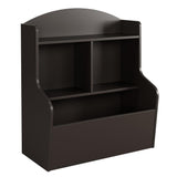 Garvee Estantería Infantil para Libros y Juguetes - 3 Niveles, Gran Capacidad - MDF Robusto, Esquinas Redondeadas - Para Cuarto Infantil o Guardería - Marrón