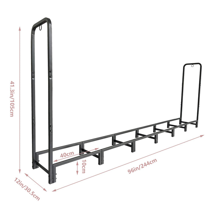 Soporte de leña 660 libras capacidad