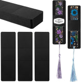 Garvee Set de 50 Fundas para Marcadores Kraft Negro, Papel Kraft Resistente, Multiusos para Manualidades, 4.5x15cm - Negro