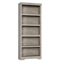Garvee Estantería de Granja Alta 191cm con 2-6 Niveles Ajustables, MDF Resistente, Diseño Elegante, Antivuelco, para Sala y Oficina, Negro