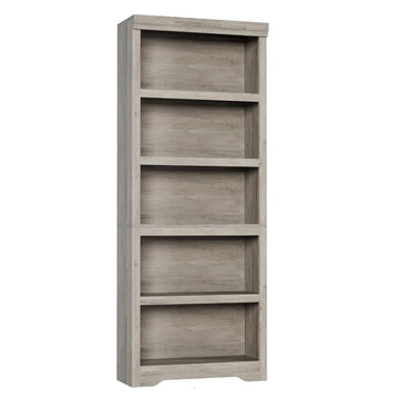 Garvee Estantería de Granja Alta 191cm con 2-6 Niveles Ajustables, MDF Resistente, Diseño Elegante, Antivuelco, para Sala y Oficina, Negro