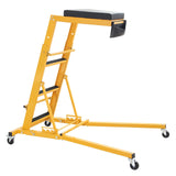 Garvee Creeper Automotriz Plegable Ajustable Acero Resistente y Ruedas Giratorias con Bloqueo para Taller y Garaje Capacidad 181kg Amarillo y Negro - Negro y amarillo