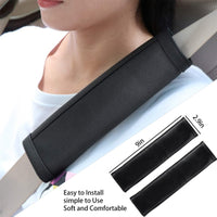 Garvee Set 10 Fundas Volante Coche Cuero Sintético Negro Protector Cinturón Portavasos