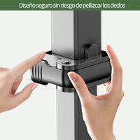 Garvee Carpa Pabellón de Jardín Plegable Pop-Up 2,2x2,2 m con Paredes Laterales Tela Oxford 150D Altura Ajustable 2,4 m Verde
