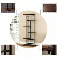 Garvee Soporte para plantas Garvee de madera y metal, multi-nivel para esquina, interior, exterior, balcón, jardín, sala de estar