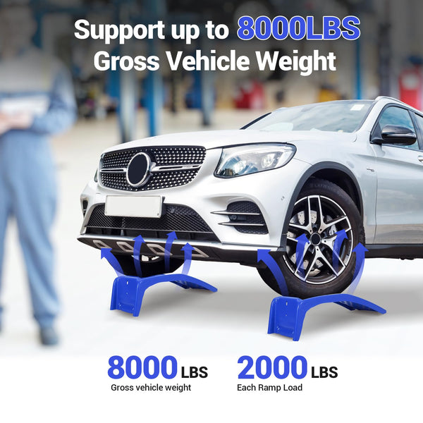 Rampa de coche con alta capacidad de carga