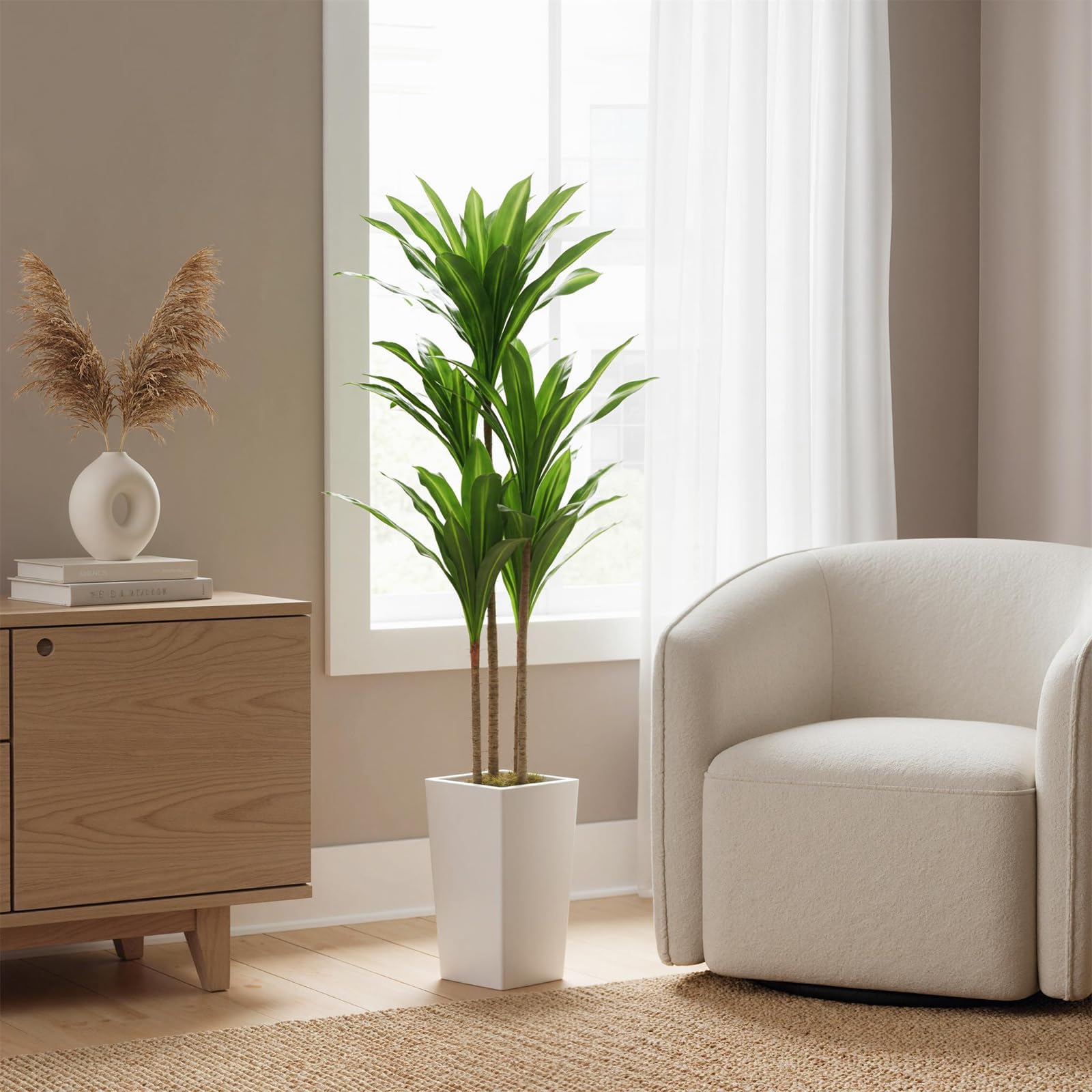 Planta artificial Dracaena Garvee de 146 cm