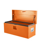 Garvee Caja de Herramientas HHF con Acceso Rápido, Tapa de Ranura Organizador Sellado a Prueba de Clima, 38.1×38.1×60.96cm para Cama de Camión, Naranja - Naranja