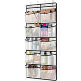 Garvee Organizador Colgante De Puerta Con 10 Bolsillos, Malla Transparente, Ligero Y Compacto Para Dormitorio Y Baño, Diseño Elegante