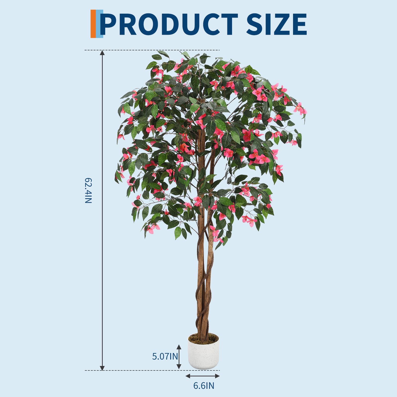 Planta artificial sin mantenimiento de buganvilla
