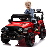 Garvee Coche Eléctrico 12V 7AH, Bluetooth, Control Remoto, 3-6 años, Interior y Exterior, Rojo - Rojo