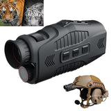 Garvee Monocular nocturno HD con zoom 5x y iluminador IR para observación nocturna, plástico resistente, digital