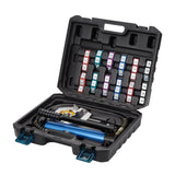 Garvee Prensa Hidráulica para Mangueras de Aire Acondicionado Kit de Engarzadora Manual con Bomba 7 Matrices y Maletín para Reparación de Tubos HVAC 71550 - Negro