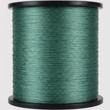 Garvee Soga De Pesca Trenzada PE, Resistente, Anti-Abrasion y Color Camuflado, Verde y Lisa, Versátil, para Agua Dulce y Salada - Verde Oscuro