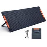 Garvee Panel solar portátil 210W IP68 impermeable con salida MC-4 Anderson, alta eficiencia 23%, silicio monocristalino, camping y emergencias, plegable, color negro