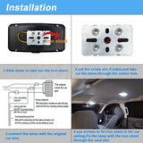 Garvee LED Interior Luz De Techo Para Auto Con 36 LEDs Bajo Consumo Alta Durabilidad Chip Preciso Fácil Instalación Luz Ajustable Para Coche Y Maletero