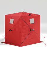 Garvee Tienda De Pesca En Hielo Plegable Para 3-4 Personas, Tela Oxford 300D, Aislamiento Superior, Resistente Al Agua, Invierno