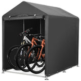 Garvee Carpa Para Bicicleta Protección UV Resistente Al Agua Poliéster Durable Fácil Montaje Plegable Jardín Garaje - Negro