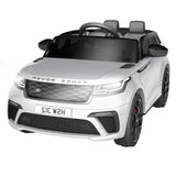 Garvee Coche Eléctrico 12V (Autorizado), Control Remoto, Música, USB, Luces LED, Seguridad y Suspensión, 3-6 años, Interior y Exterior, Blanco - Blanco