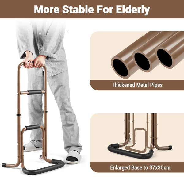 Asistente de pie robusto con base en Y