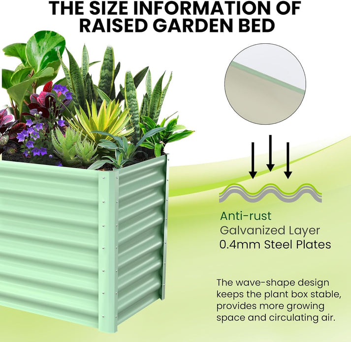 Caja de cultivo con espacio amplio para desarrollo de raíces