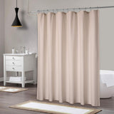 Garvee Cortina de ducha de microfibra suave repelente al agua 182.88x182.88cm para baños modernos - Taupe
