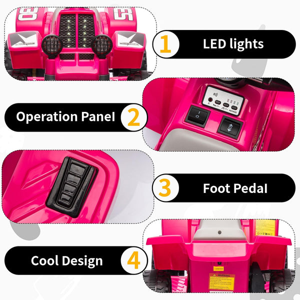 Controles intuitivos del quad
