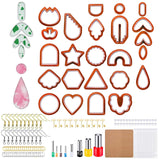 Garvee Set De 142 Piezas Cortadores De Arcilla Polimérica, 24 Formas, Moldes Circulares, Kit Para Pendientes, Manualidades Y Cocina, Plástico Seguro, Bordes Reforzados