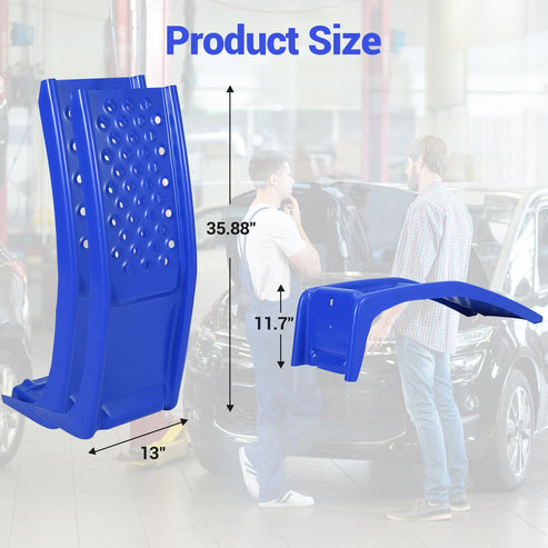 Rampa de coche con dimensiones óptimas