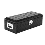 Garvee Caja de Herramientas para Camión 76 cm Aluminio Diamante Resistente Impermeable Portátil - Negro