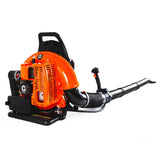 Garvee Soplador de Hojas Mochilero de 2 Tiempos 66CC 4.0HP Potente Flujo 880 CFM Velocidad 320 MPH Material Plástico para Jardineros y Empresas de Jardinería Mantenimiento de Jardines y Exteriores Naranja y Negro - Naranja & Negro