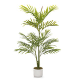 Garvee Palma Areca Artificial Planta 110 cm - Hojas PEVA No Tóxicas - Ramas Ajustables - Decoración Hogar y Oficina - Verde - Palma mini