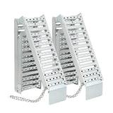 Garvee Rampas Plegables de Acero para Carga 182.9x22.9cm Capacidad 680.4kg Antideslizantes Resistentes a la Oxidación para Motos y Cortacéspedes