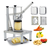 Garvee Cortador Comercial De Vegetales Acero Inoxidable 4 Cuchillas Reemplazables Cocina Profesional Hogar - Plata-4