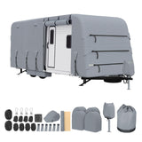 Garvee Cubierta Para Remolque RV 4 Capas Resistente Oxford Impermeable Reflectante Para Remolques 18-35 Pies