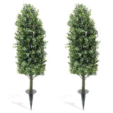 Garvee Árbol Artificial 91cm Interior Realista sin Mantenimiento Verde Durable para Hogar Oficina Bodas Fiestas - Green-3Ft