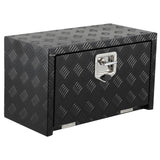 Garvee Caja de Herramientas Bajo Cuerpo 61 cm Aluminio Resistente Impermeable con Cerradura para Camión y RV - Negro