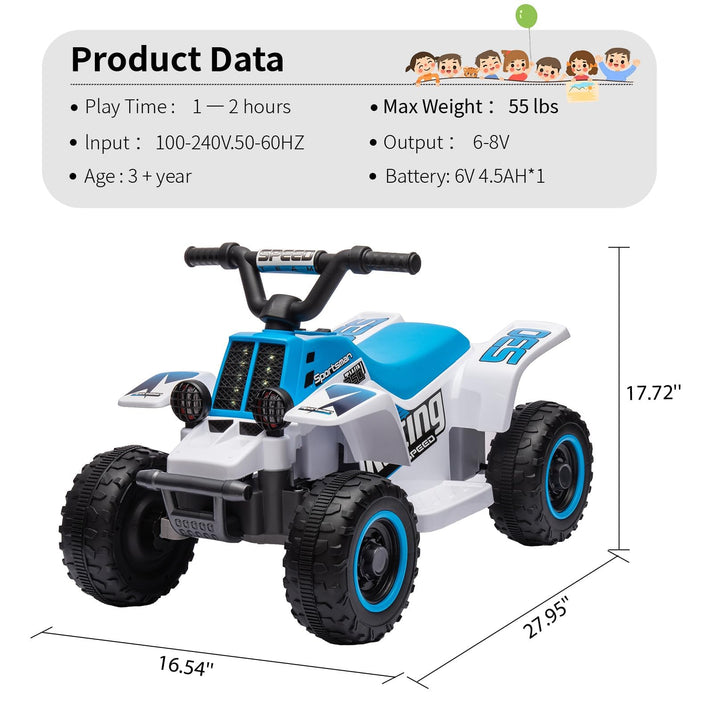 Batería recargable de 6V